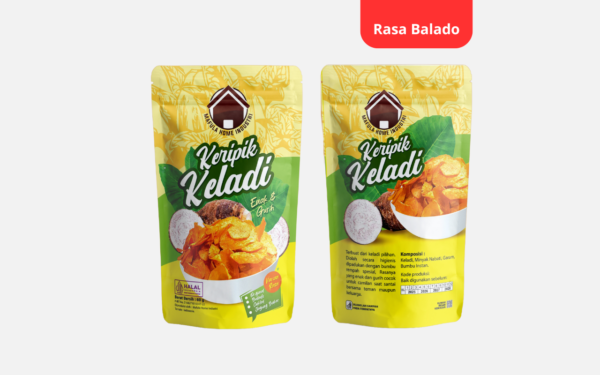 Kripik Keladi Mafula Rasa Balado 60gram