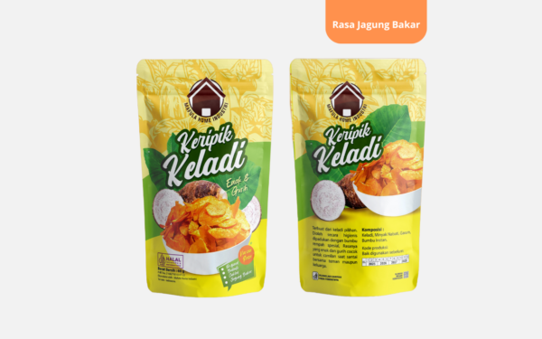 Kripik Keladi Mafula Rasa Jagung Bakar 60gram